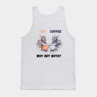 Clash of Brews - Team Tea vs. Team Coffee Design Tank Top